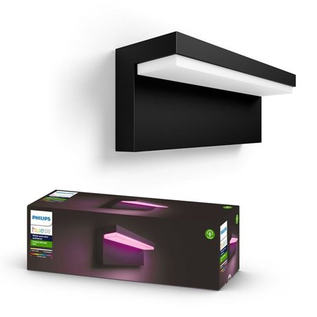 Philips Hue | Nyro LED-Wandleuchte für den Außenbereich schwarz, 13,5 W, 1000 lm, 230 V, IP44 1745630P7