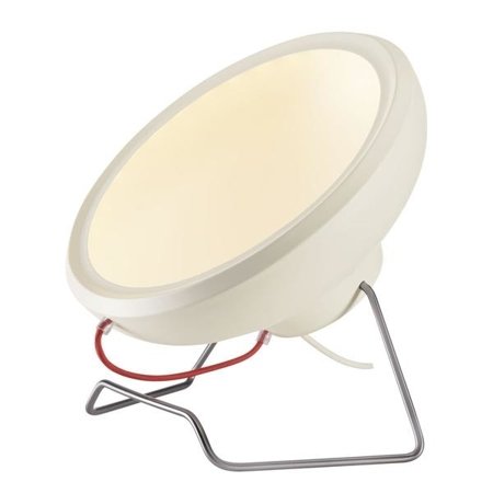 Stehlampe Standleuchte LED I-RING FLOOR 3000K rund weiß Textilkabel rot dimmbar 14W SLV 156321