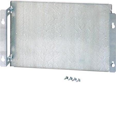 Teilmontageplatte(Tiefenregelung) orion plus 400mm eingebaut Polyester System C Hager FL640E